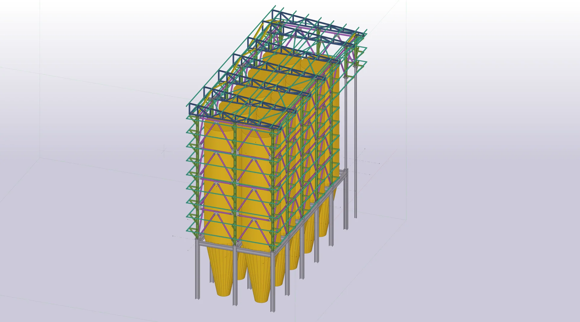 All Alçı Silo Binası 3B model görünüş 18