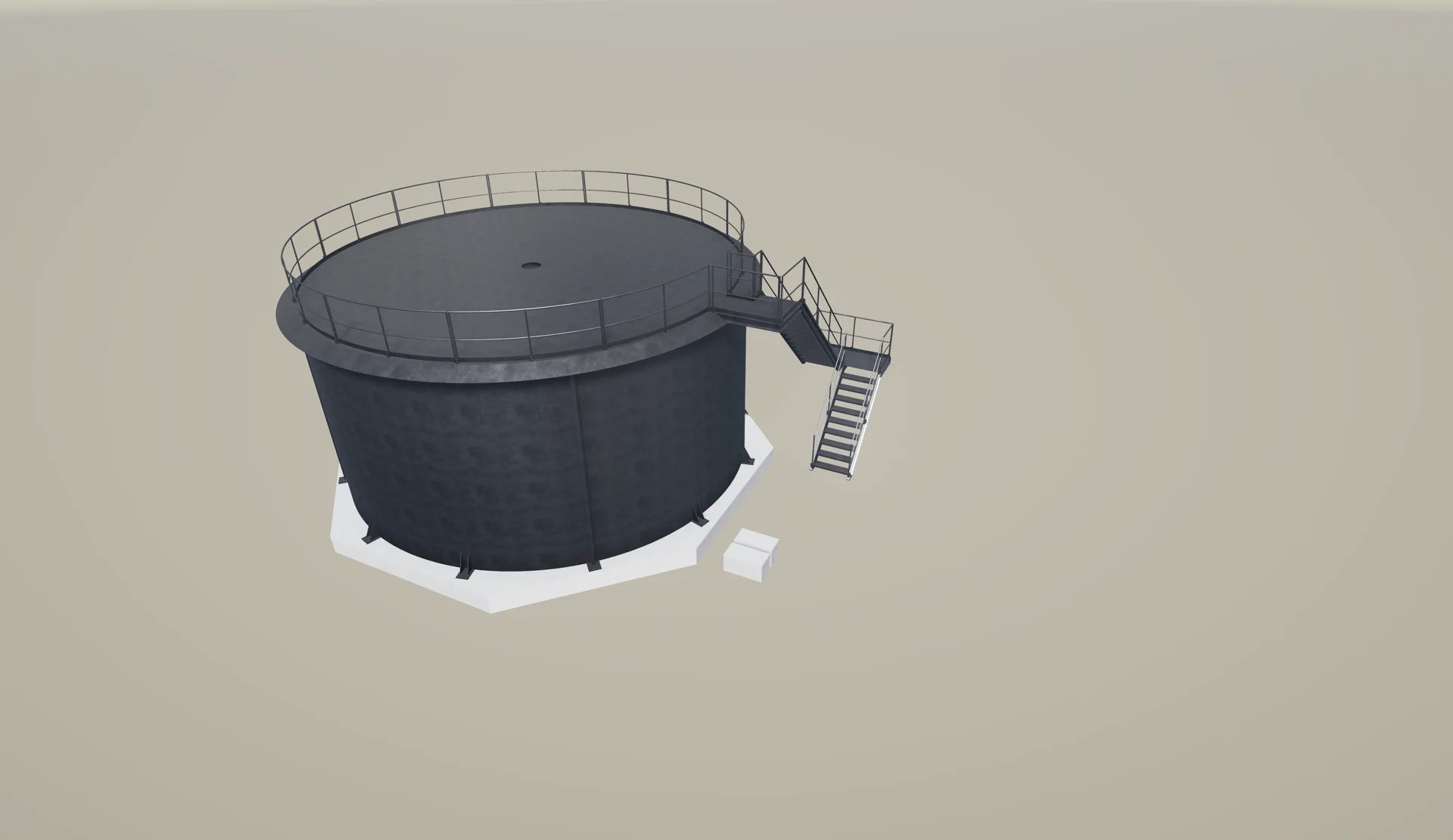 Eti Maden Penta 1 Tankı 3B model görünüş 5
