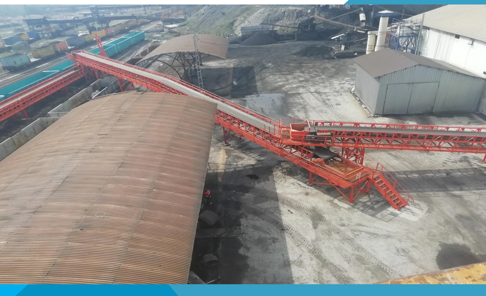 TKİ Garp Linyitleri Kömür Paketleme Tesisi — Teknik çizim ve saha